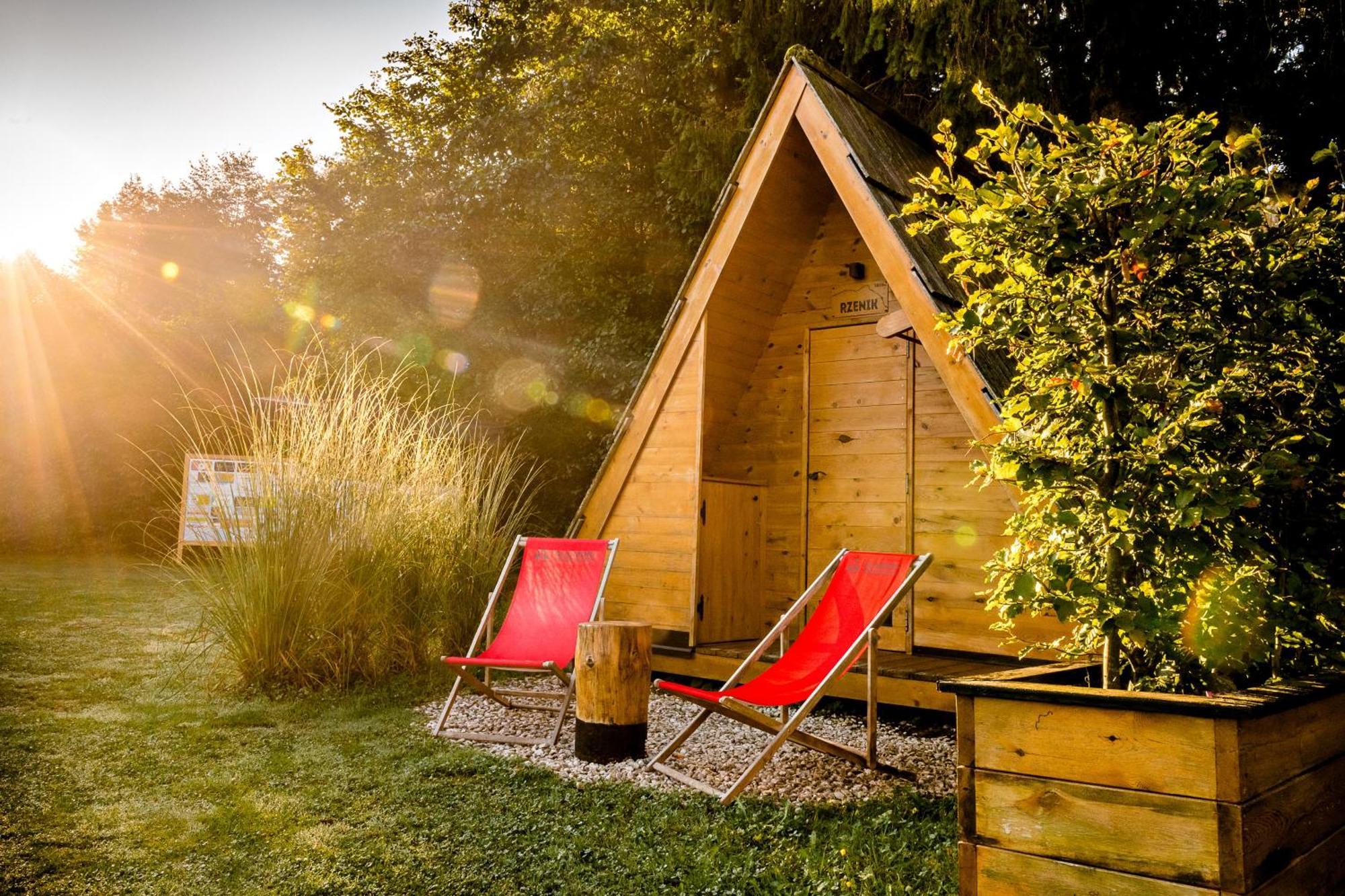 Glamping Ob Robu Gozda Hotel Kamnik Bagian luar foto